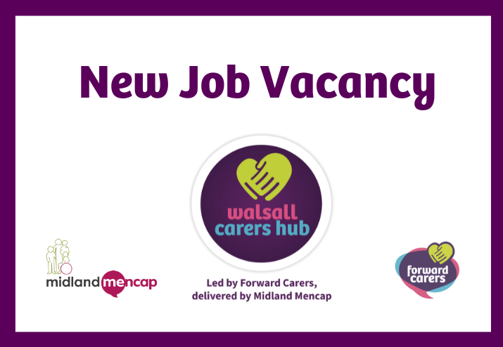 Part-time job opportunity with Walsall Carers Hub - Poster